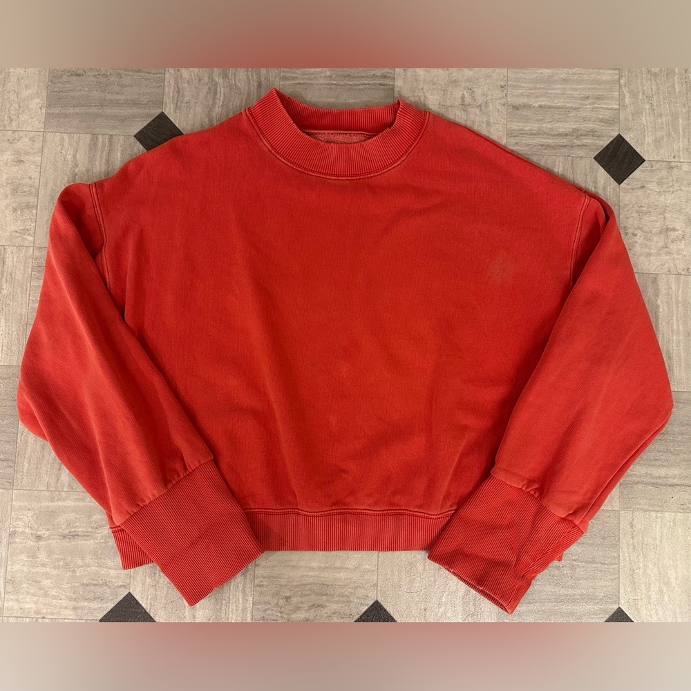 We the free long sleeve mock neck sweatshirt